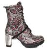 New Rock - MTR001S6 Stiefeletten - Silberfarben/Rot Product image